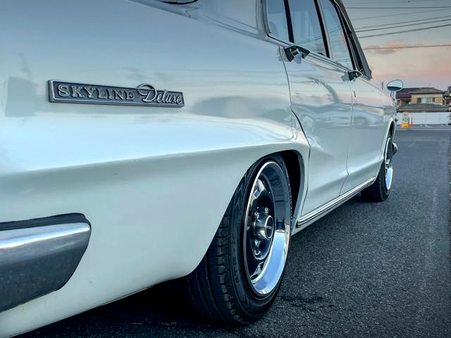 Rear side exterior of C10 HAKOSUKA 4-DOOR.