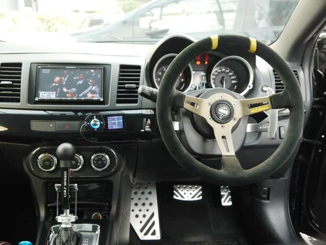 Interior of LANCER EVOLUTION X GSR SST FINAL.