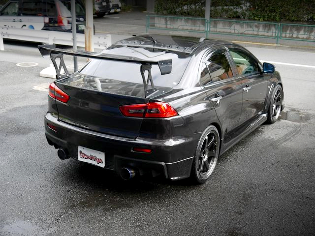 Rear exterior of LANCER EVOLUTION X GSR SST FINAL.