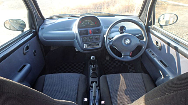 Interior of EC22S SUZUKI TWIN.