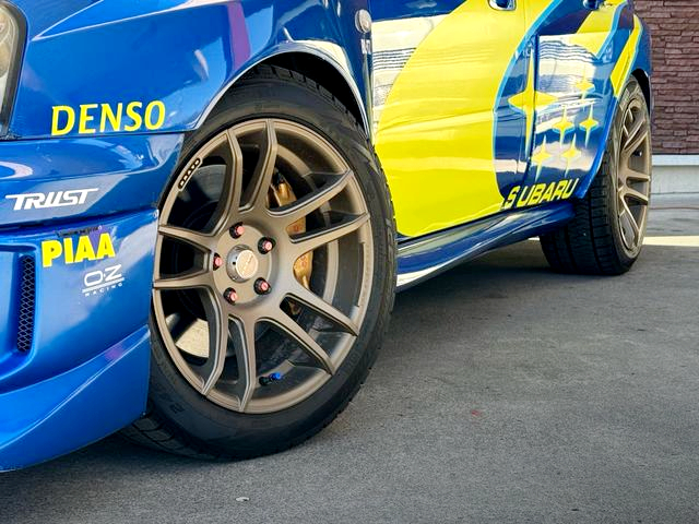 Aftermarket Rims of WIDEBODY GDB IMPREZA WRX STi