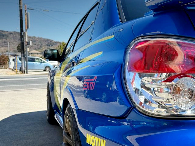 Rear fender of WIDEBODY GDB IMPREZA WRX STi