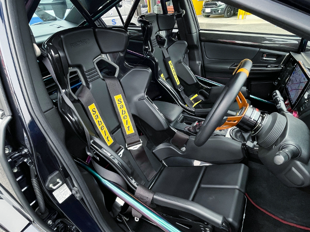 RECARO seats of WIDEBODY GJ7 IMPREZA.