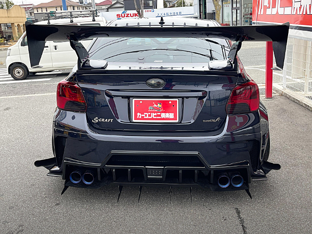 Rear exterior of WIDEBODY GJ7 IMPREZA.