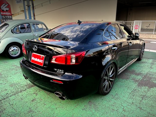 Rear exterior of GSE20 LEXUS IS 250 F SPORT.