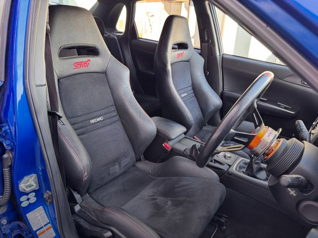 Seats of STATIC GVB IMPREZA WRX STI.