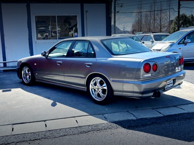 Rear exterior of HR34 SKYLINE 4-DOOR GT.