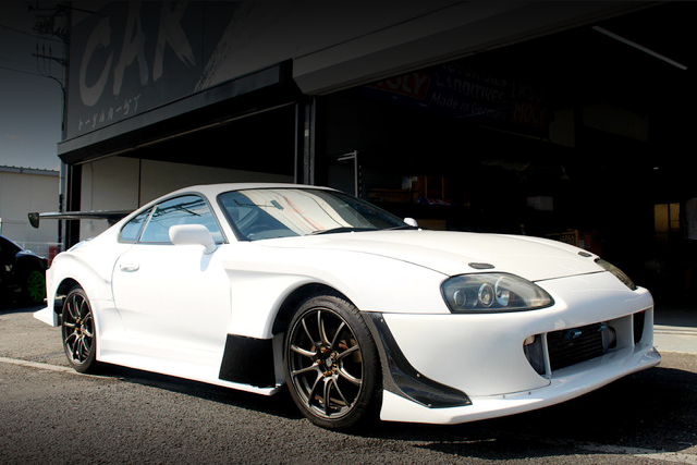 Front exterior of WIDEBODY JZA80 SUPRA RZ.