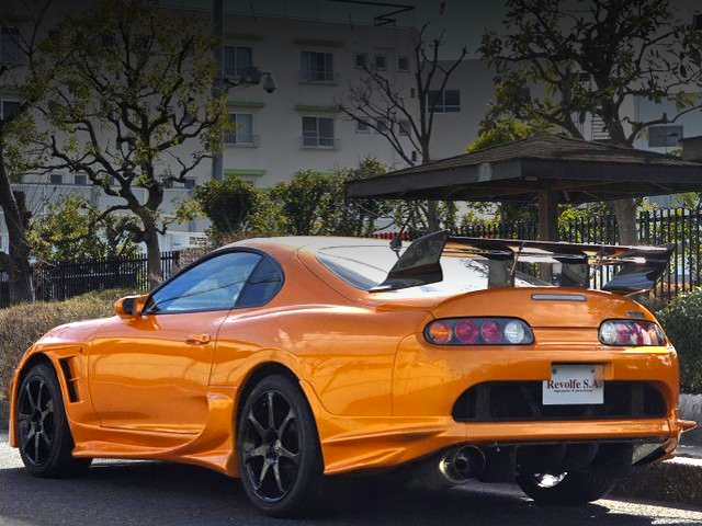 Rear exterior of JZA80 SUPRA SZ.