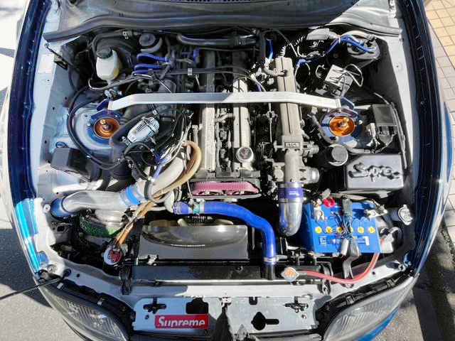 2JZ-GTE TWIN TURBO ENGINE.