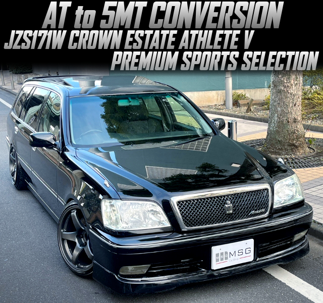 AT to 5MT CONVERSION, in the JZS171W CROWN ESTATE ATHLETE V PREMIUM SPORTS SELECTION.