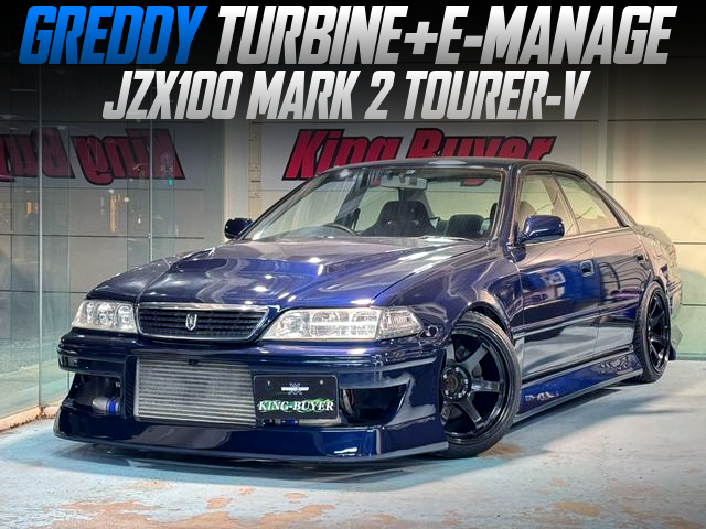 GREDDY TURBINE with E-MANAGE in the JZX100 MARK 2 TOURER-V.