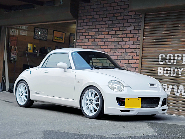 Front exterior of L880K DAIHATSU COPEN ACTIVE TOP.