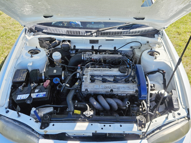 4G63 turbo engine.