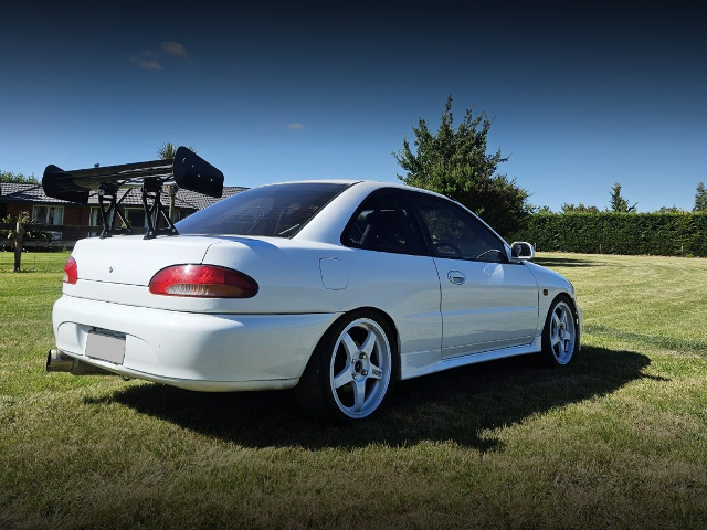 Rear exterior of 4th Gen MIRAGE COUPE.