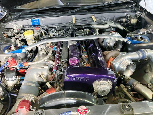 RB26DETT with HKS GT3037S TWIN TURBO.