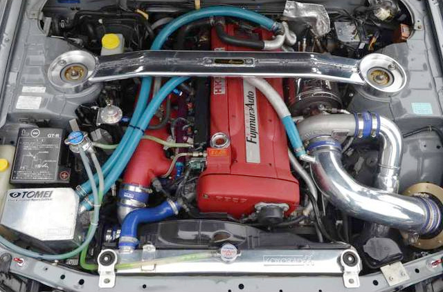 RB26 With TOMEI 2.8L STROKER KIT and HKS TO4Z SINGLE TURBO.