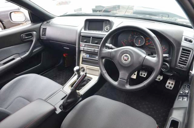 Interior of R34 SKYLINE GT-R V-SPEC.