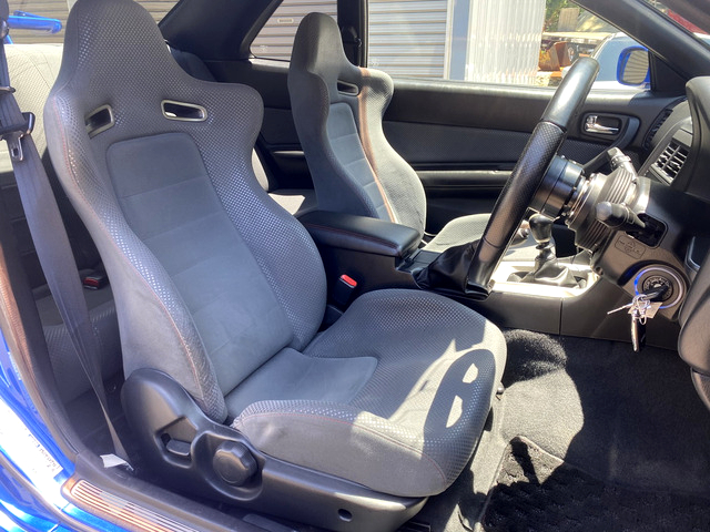 Seats of R34 SKYLINE GT-R V-SPEC.