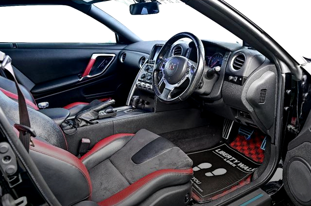 Interior of LB-WORKS WIDEBODY R35 NISSAN GT-R.