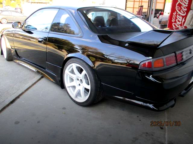 Rear side exterior of S14 Late model SILVIA.