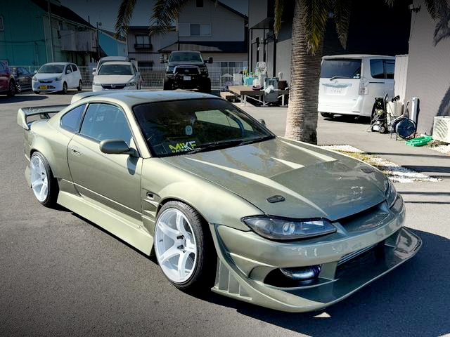 Front exterior of WIDEBODY S15 SILVIA SPEC-R AERO.