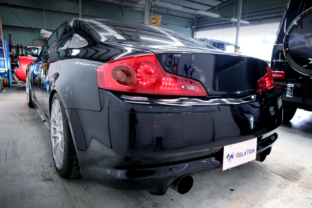 Rear exterior of CPV35 SKYLINE COUPE 350GT PREMIUM.