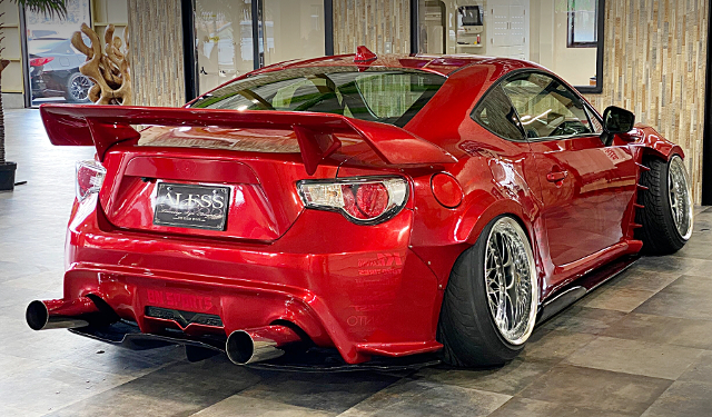 Rear exterior of BN-SPORTS WIDEBODY ZN6 TOYOTA 86GT.