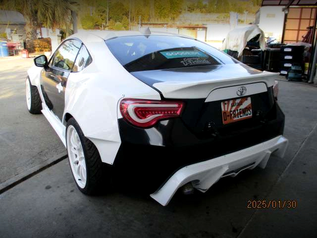 Rear exterior of ZN6 TOYOTA 86.