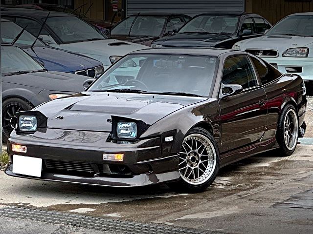 Front exterior of NISSAN 180SX.