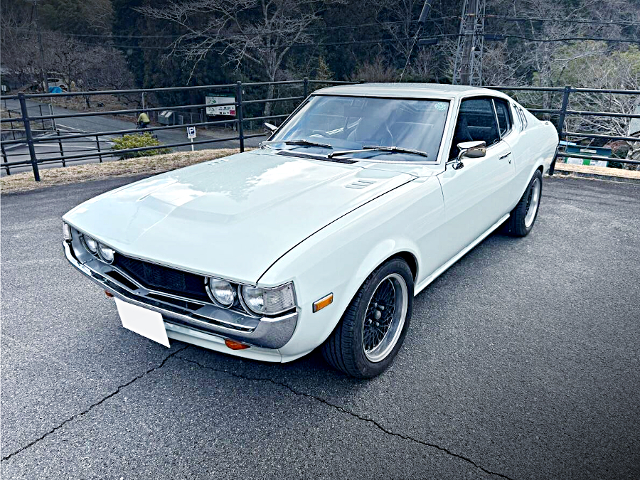 Front exterior of 1st Gen CELICA Liftback.