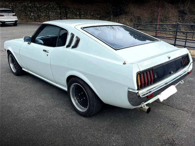 Rear exterior of 1st Gen CELICA Liftback.