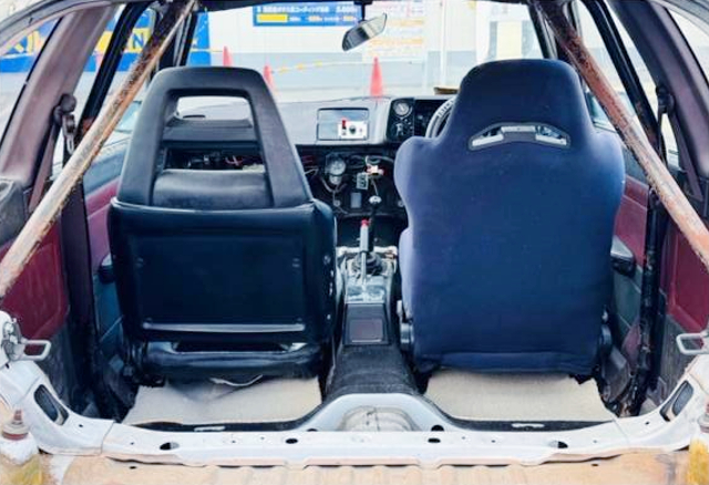 Interior seats of AE86 COROLLA LEVIN GTV.