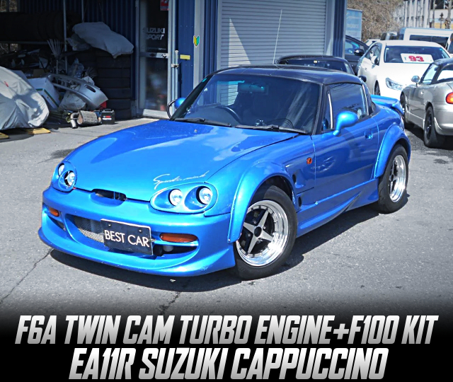 F6A TWIN CAM TURBO with F100 KIT, in the EA11R SUZUKI CAPPUCCINO