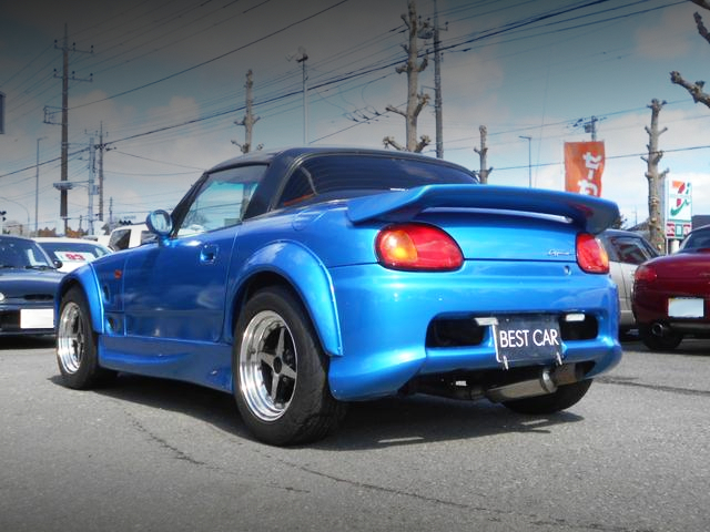 Rear exterior of WIDEBODY EA11R SUZUKI CAPPUCCINO.