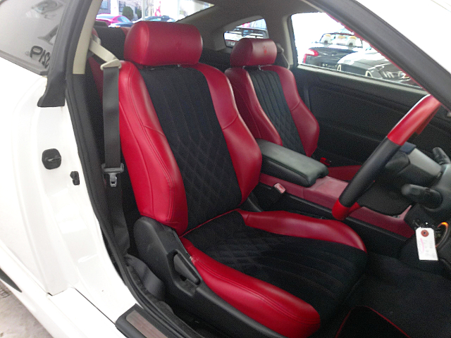 Interior seats of CPV35 SKYLINE COUPE 350GT based Maserati GranTurismo REPLICA.