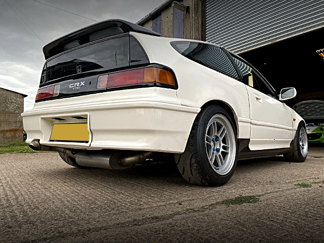 Rear exterior of 2nd Gen HONDA CR-X.