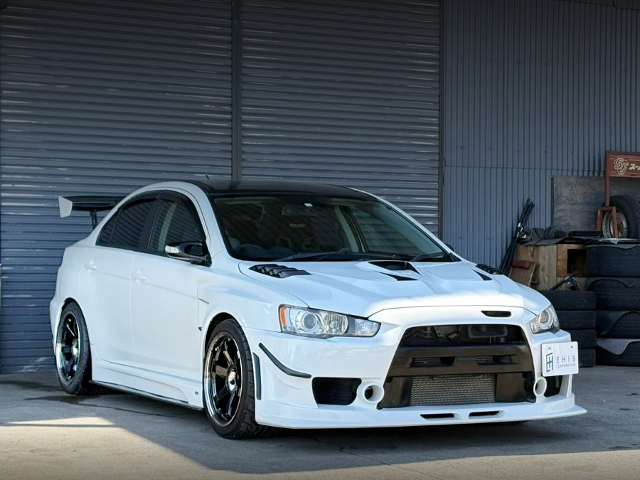 Front exterior of CZ4A LANCER EVOLUTION X GSR.