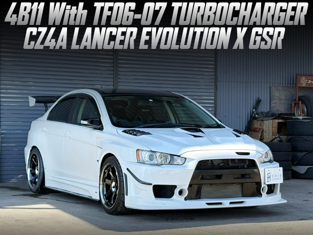 4B11 With TF06-07 TURBOCHARGER, in the CZ4A LANCER EVOLUTION X GSR.