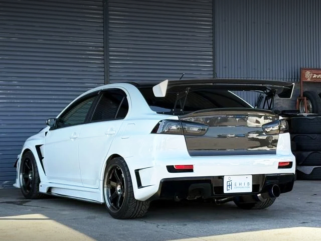 Rear exterior of CZ4A LANCER EVOLUTION X GSR.