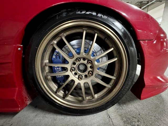 ENDLESS Front brake caliper upgrade.