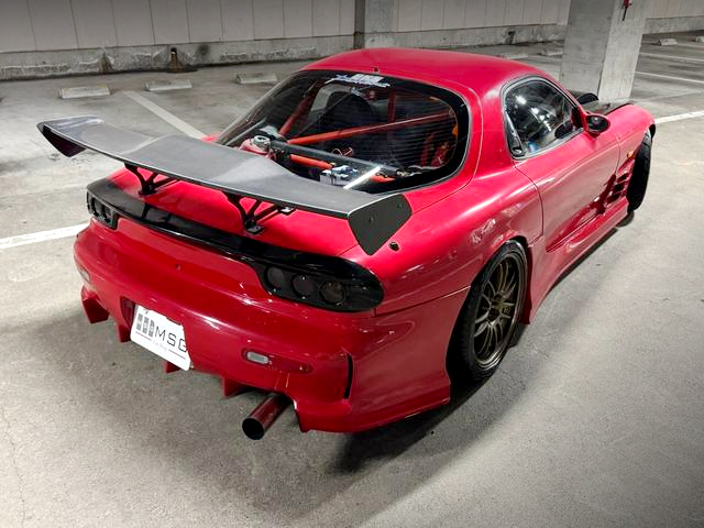 Rear exterior of FD3S MAZDA RX-7.