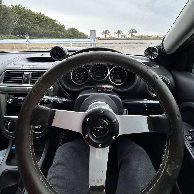 Interior of GDA SUBARU IMPREZA WRX.