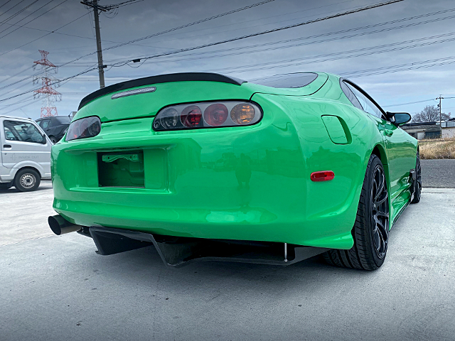 Rear exterior of JZA80 SUPRA SZ.