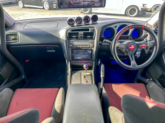 Interior of WIDEBODY JZS161 ARISTO V300 VERTEX EDITION.