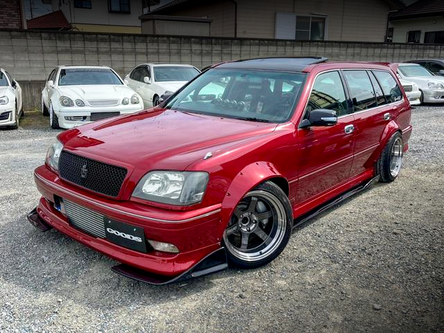 Front exterior of WIDEBODY JZS171W CROWN ESTATE ATHLETE V.