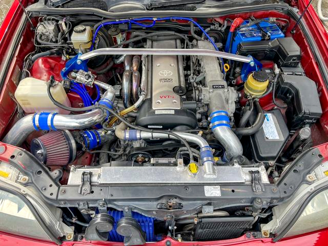 VVT-i 1JZ-GTE with HIGH FLOW TURBO.