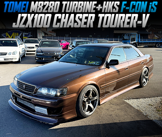 TOMEI M8280 TURBINE and HKS F-CON iS ECU in the JZX100 CHASER TOURER-V.