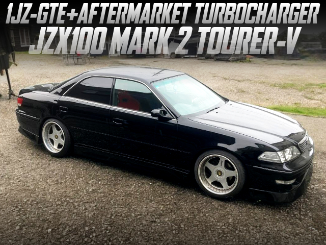 1JZ-GTE with AFTERMARKET TURBOCHARGER in the JZX100 MARK 2 TOURER-V.