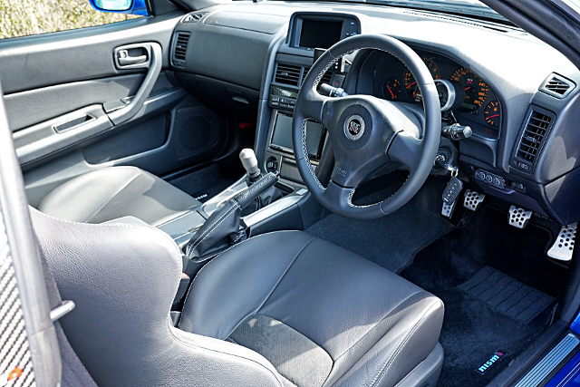 Interior of R34 SKYLINE GT-R.